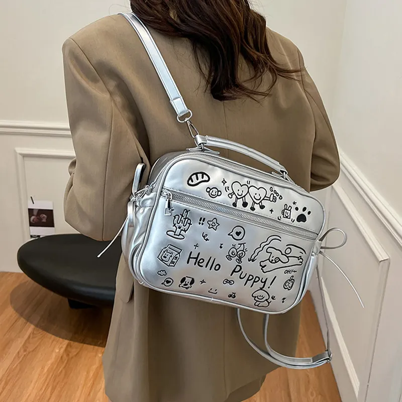 Bywhich PU Backpack Regular Women's Multicolor-2