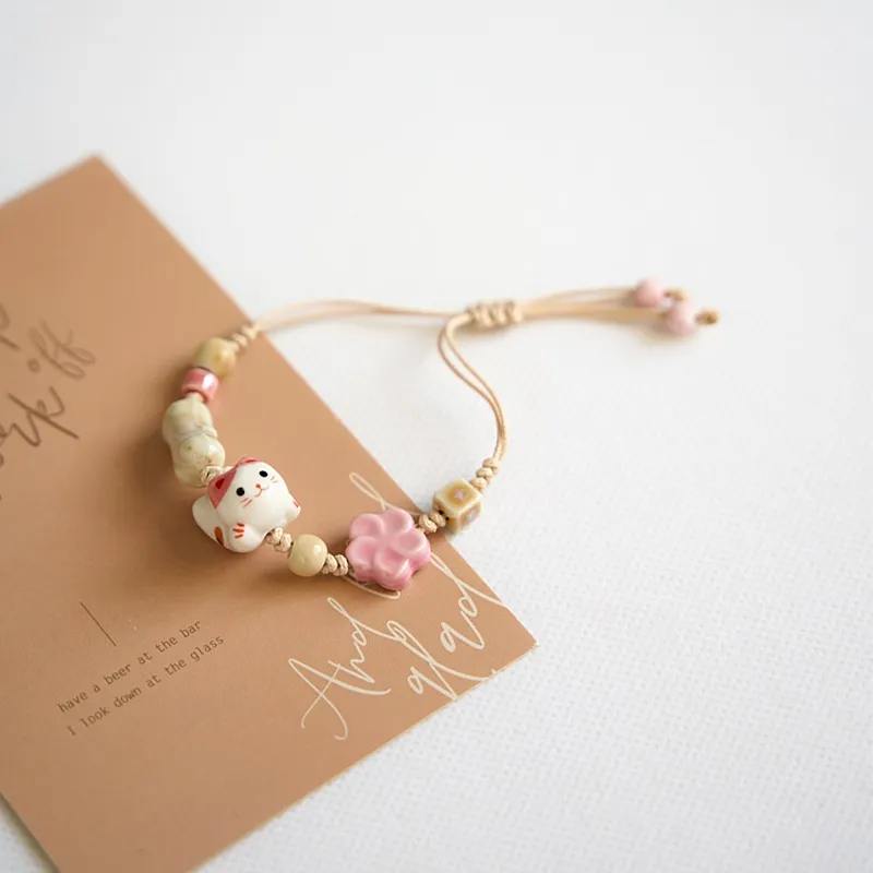 VIVIWELL Ceramic Rope Bracelets Women's-1