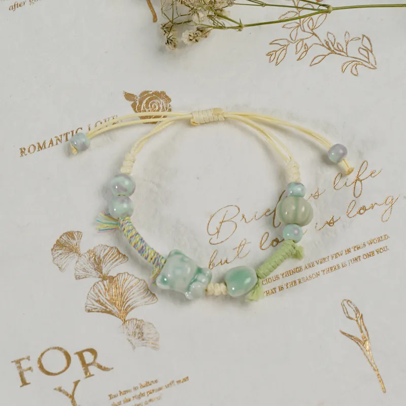 VIVIWELL Ceramic Rope Bracelets Women's-5