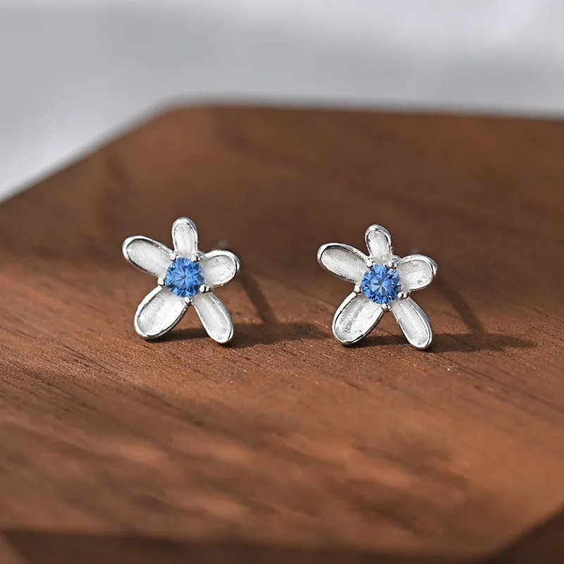 VIVIWELL 999 Fine Silver Stud Earrings Women's-1
