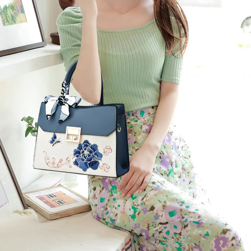Bywhich PU Handbag Regular Women's Multicolor-1