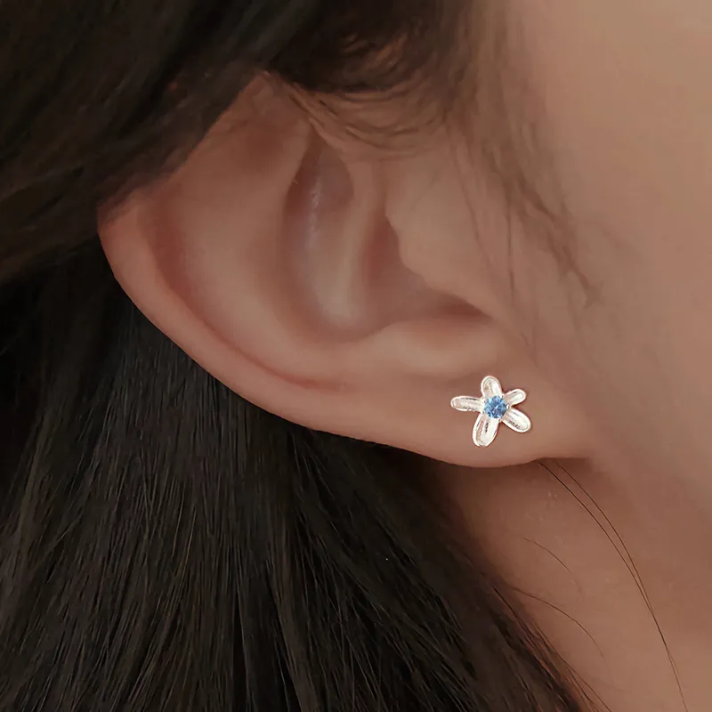 VIVIWELL 999 Fine Silver Stud Earrings Women's-2