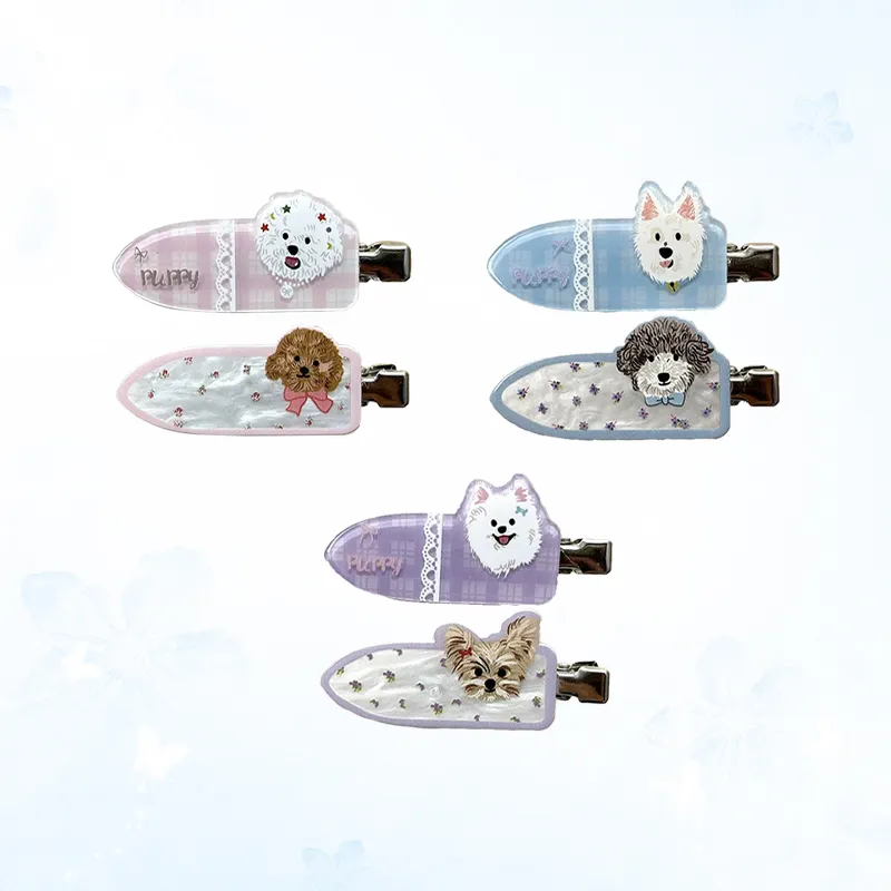 VIVIWELL Resin Hair Clips Women's-1