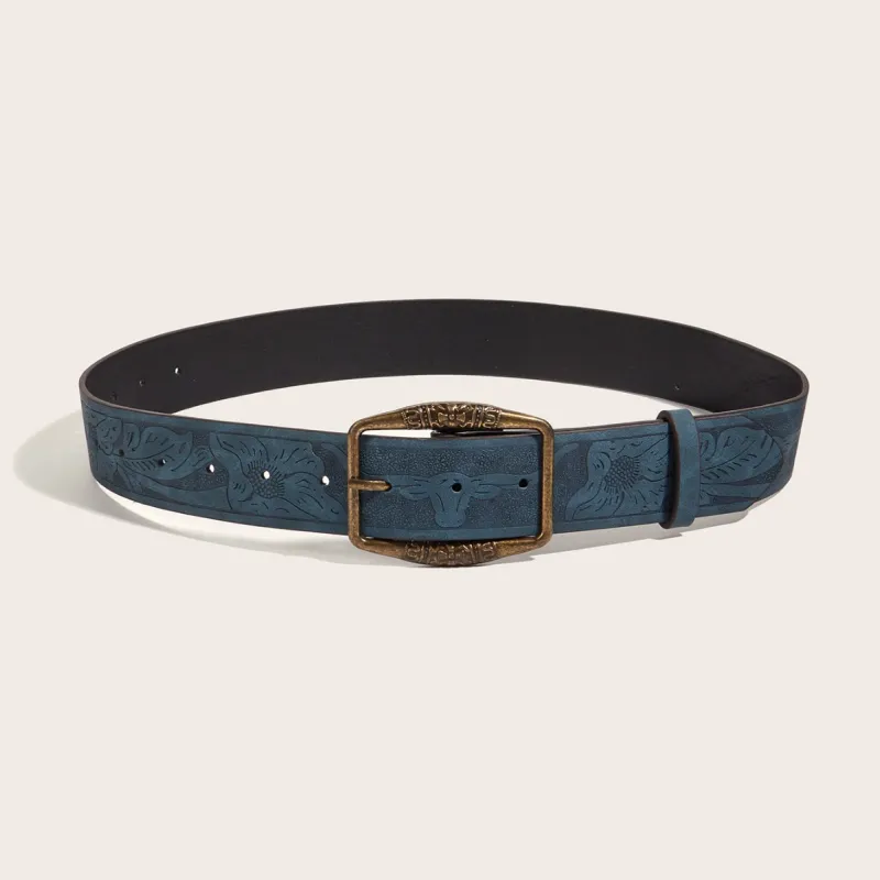 ASTAR HADES Faux Leather Belts Unisex 3.8cm-1