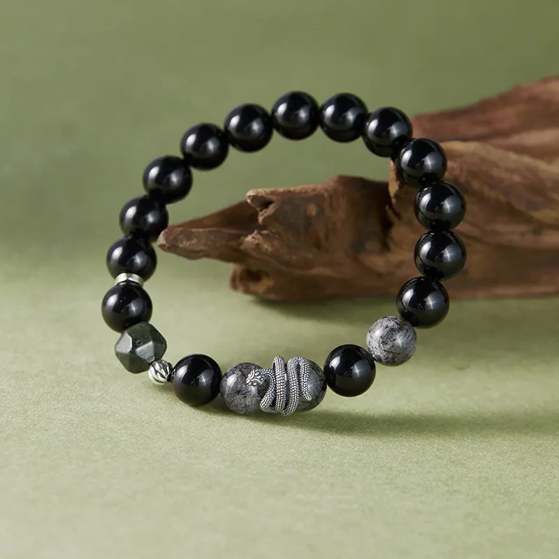 ASTAR HADES Obsidian Bracelets Men's-2