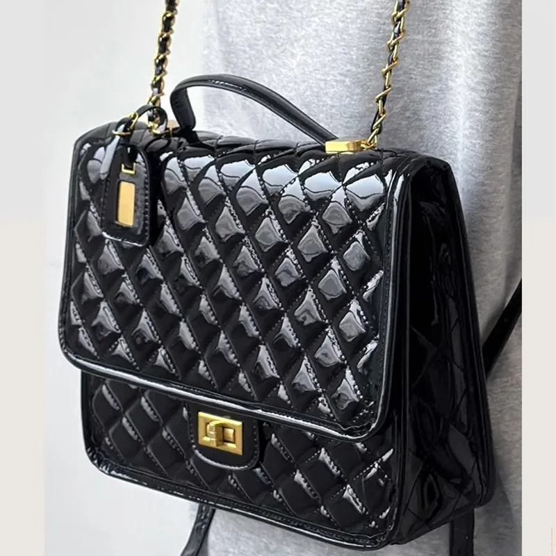 Bywhich PU Backpack Regular Women's Black-9