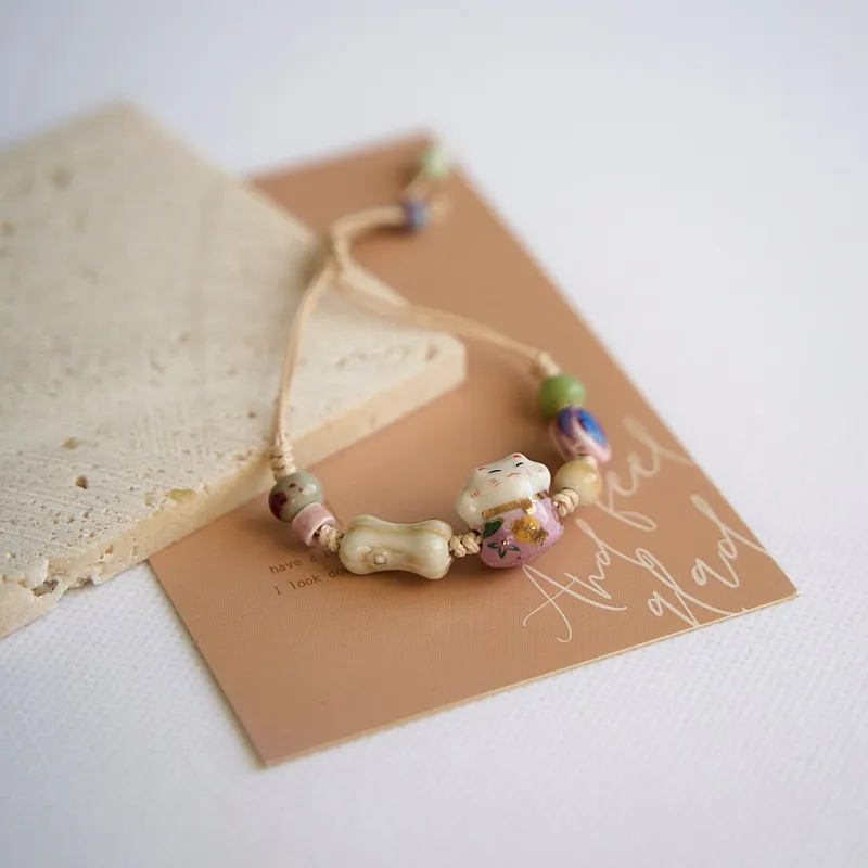 VIVIWELL Ceramic Rope Bracelets Women's-9