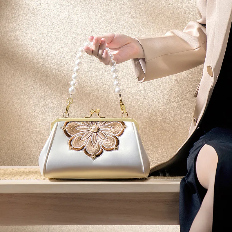 Bywhich PU Handbag Women's Ecru-1