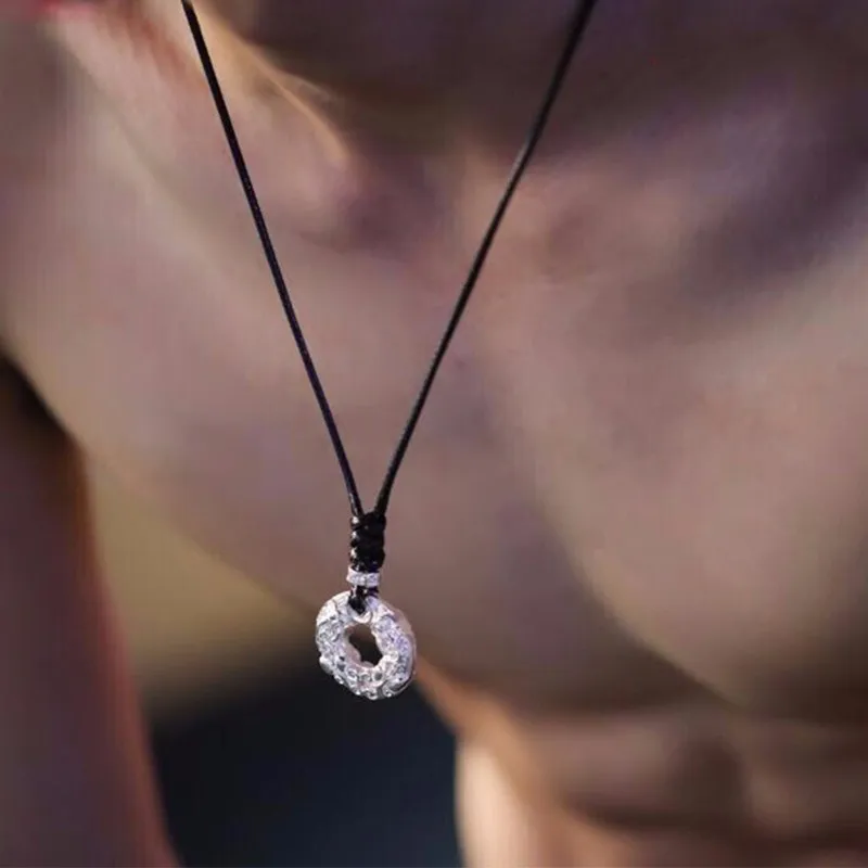 ASTAR HADES Alloy Necklaces Unisex Silver-4