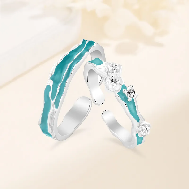 VIVIWELL S925 Silver Rings Unisex-1