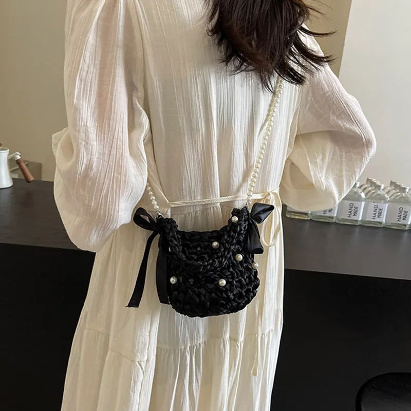 Bywhich Polyester Handbag Shoulder Bag Crossbody Bag Regular Women's White Black-8
