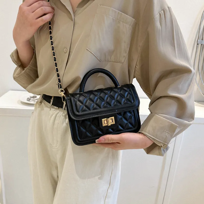 Bywhich PU Shoulder Bag Crossbody Bag Handbag Women's Black-4