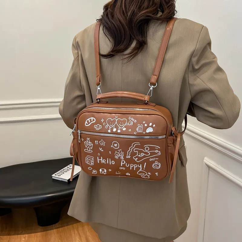 Bywhich PU Backpack Regular Women's Multicolor-14