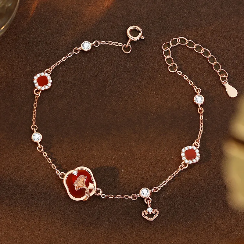 YINSHANGYA S925 Silver Bracelets Women's-2