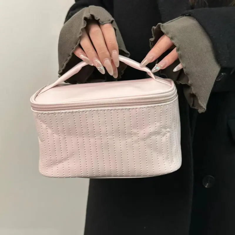 Bywhich PU Makeup Bag Regular Women's Pink-1
