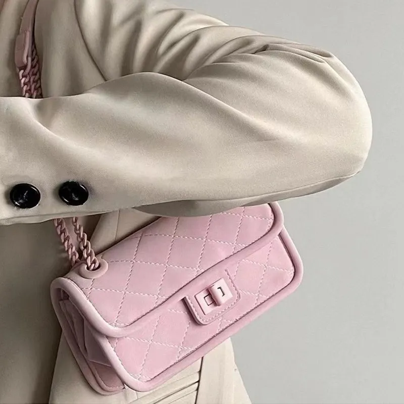 Bywhich PU Shoulder Bag Regular Women's Pink Black-1