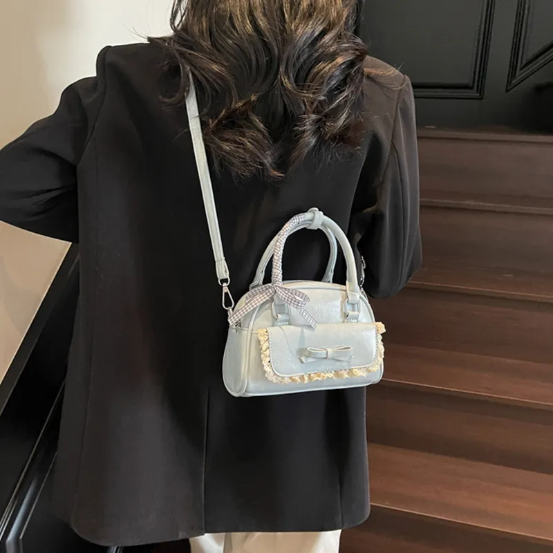 Bywhich PU Bowling Bag, Shoulder Bag, Handbag Women's Multicolor-13