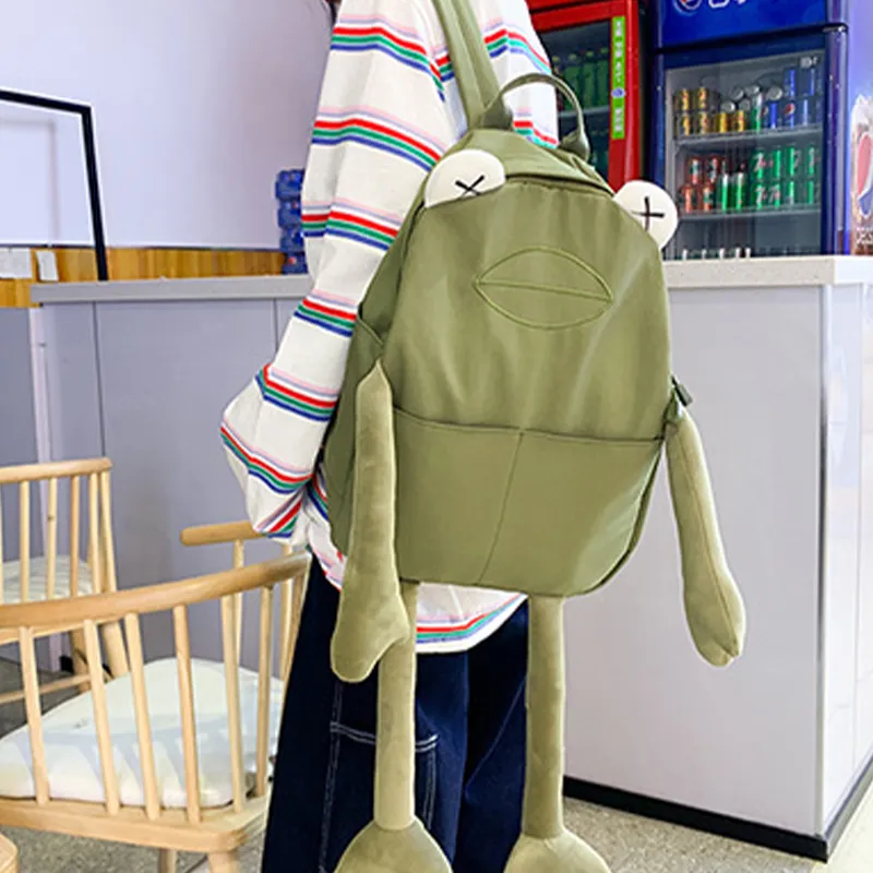 Bywhich Canvas Backpack Unisex Green-1