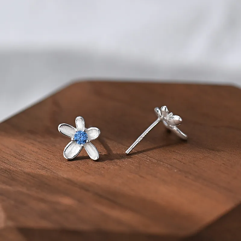 VIVIWELL 999 Fine Silver Stud Earrings Women's-3