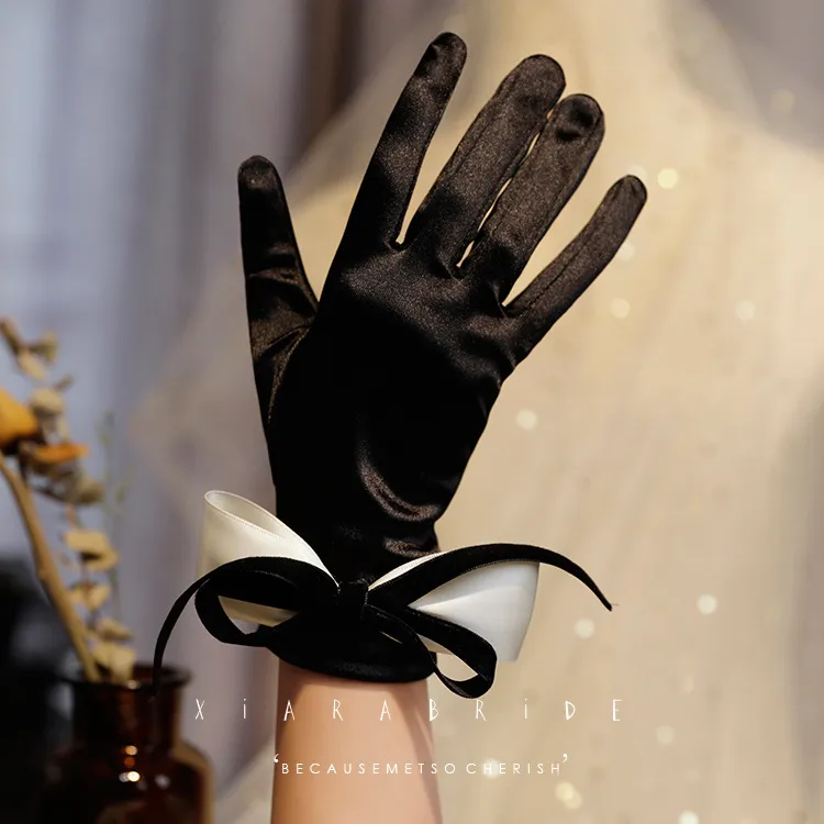 VIVIWELL Knit Gloves Women's Black-3