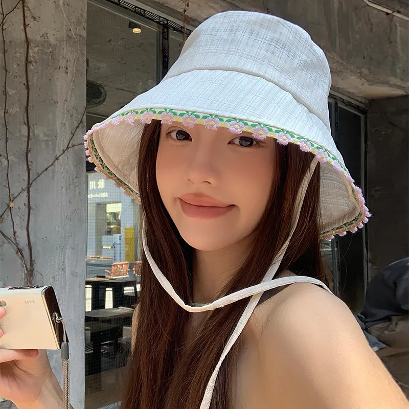 VIVIWELL Cotton Bucket Hats Women's-1
