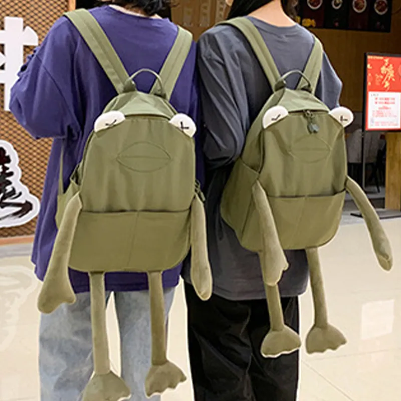 Bywhich Canvas Backpack Unisex Green-2