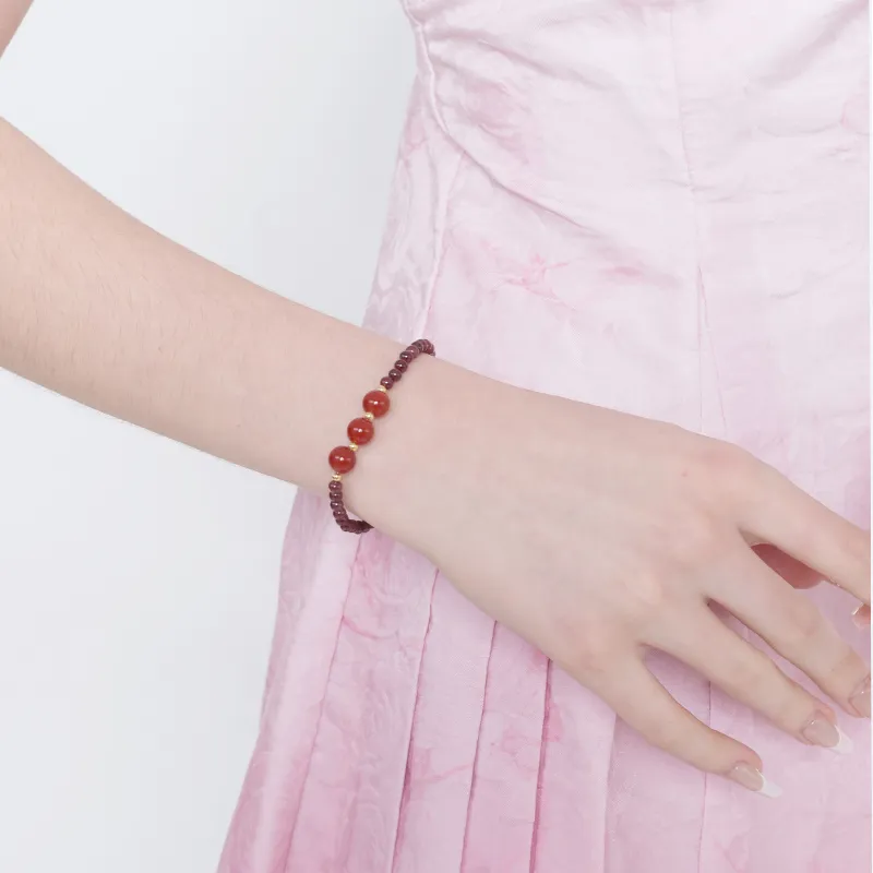 VIVIWELL Strawberry Quartz Bracelets Women's-1