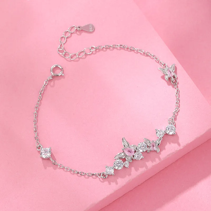 KOOKISS S925 Silver Hand Accessory Bracelet Women's-1