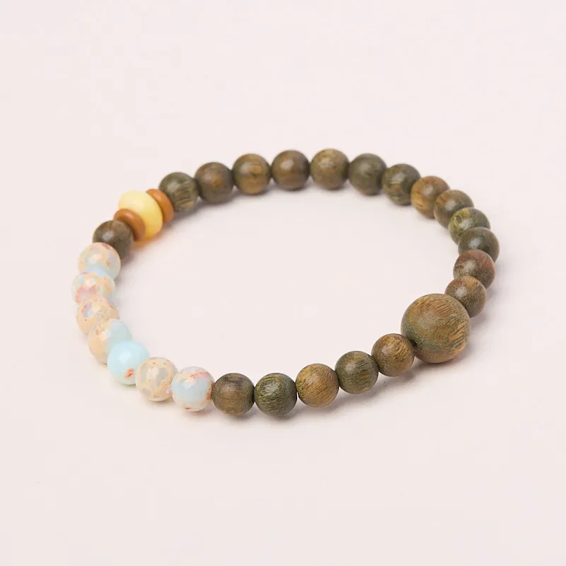 ASTAR HADES Green Sandalwood Bracelets Unisex-3