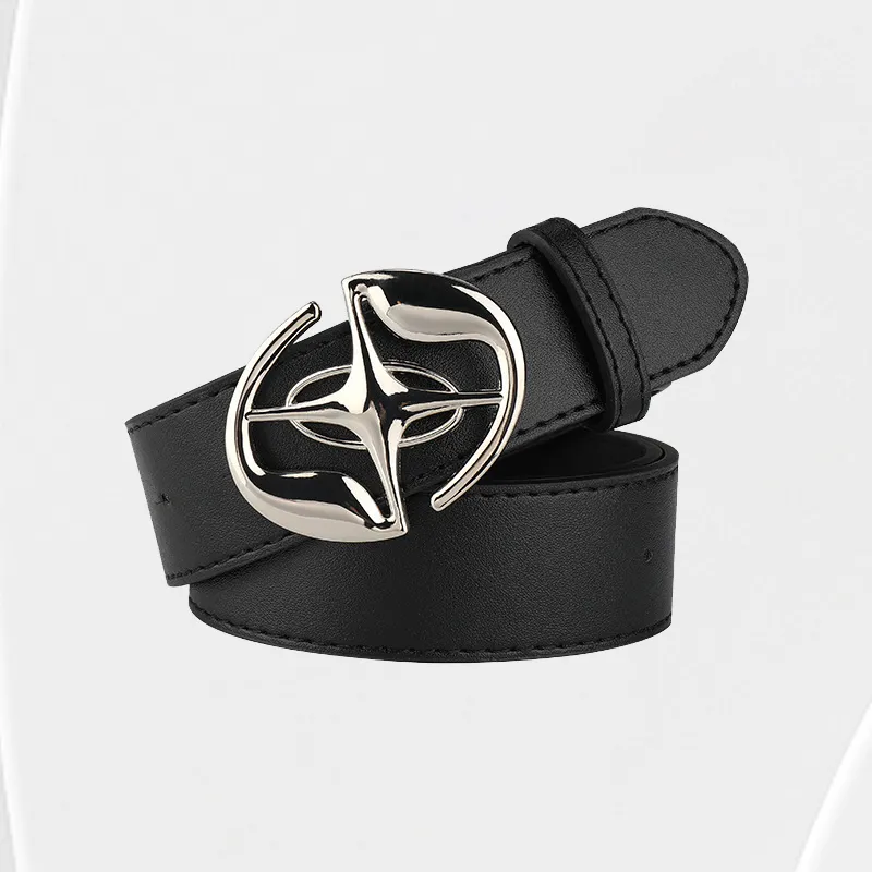 ASTAR HADES PU Artificial Leather Belts Unisex 4cm-1