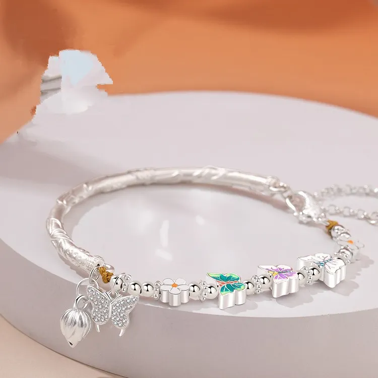 VIVIWELL 999 Fine Silver Bracelets Women's-3