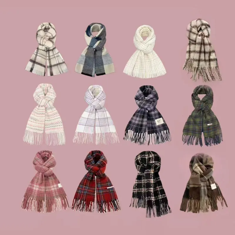 VIVIWELL Knit Scarves Unisex-1