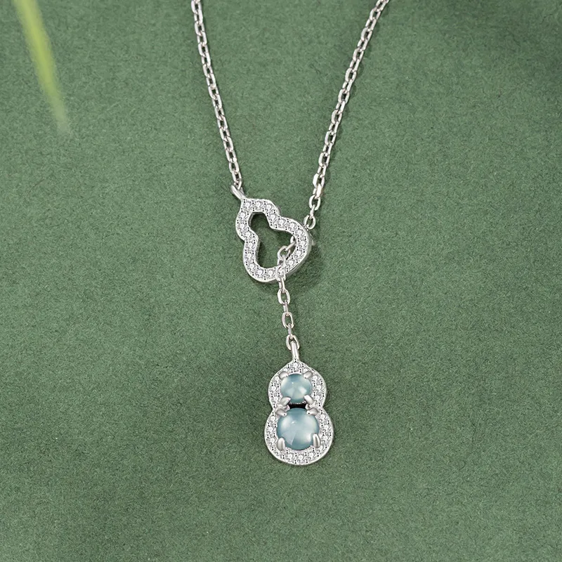 VIVIWELL Ice Glutinous Necklaces Women's-5