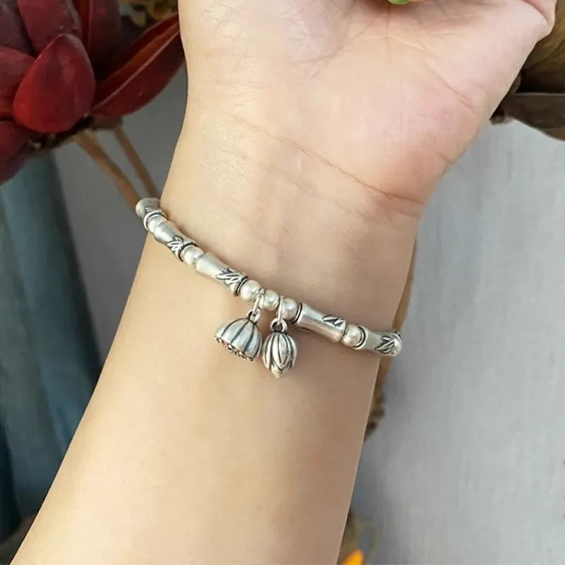 VIVIWELL 999 Fine Silver Bracelets Unisex-3