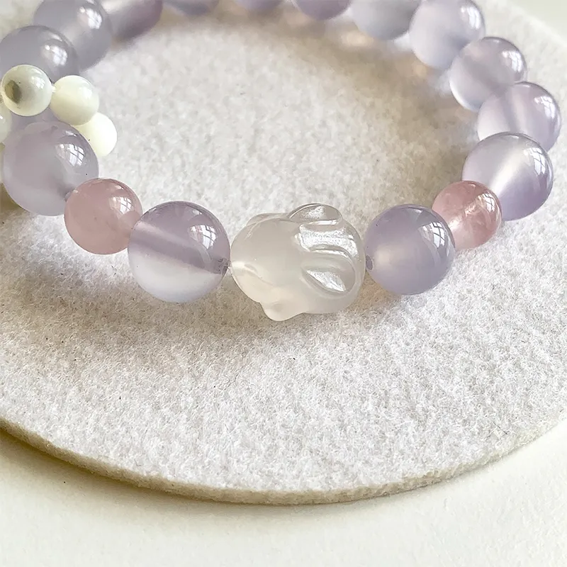 VIVIWELL Chalcedony Bracelets Women's-2
