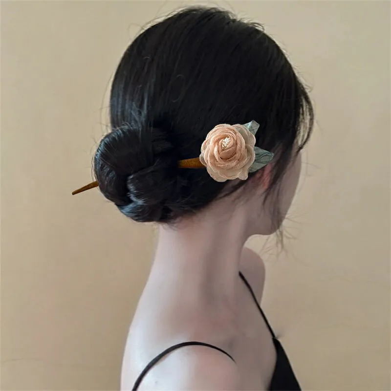 VIVIWELL Wooden Hairpins Women's-3