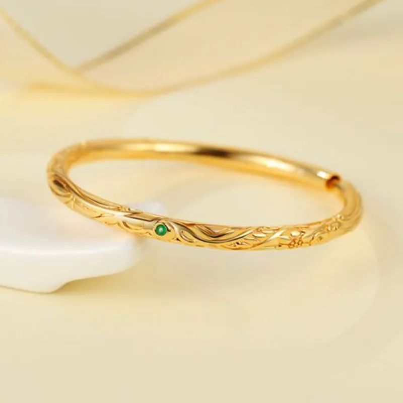 VIVIWELL Gold-Plated Bangles Unisex-3