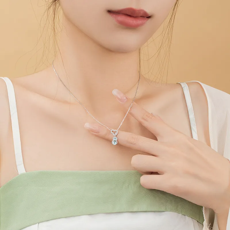 VIVIWELL Ice Glutinous Necklaces Women's-3
