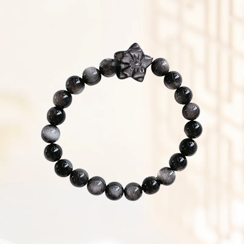 VIVIWELL Obsidian Bracelets Unisex-1