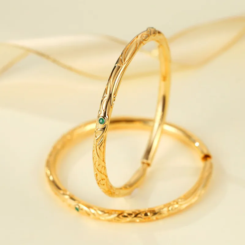 VIVIWELL Gold-Plated Bangles Unisex-1