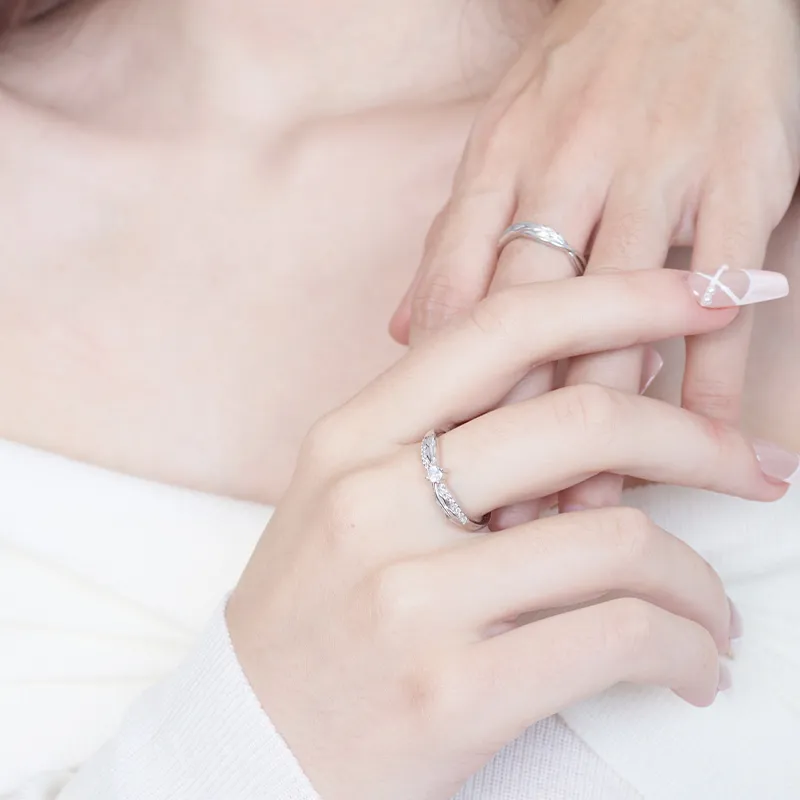 VIVIWELL S925 Silver Rings Unisex-4