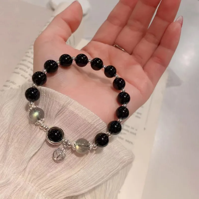 VIVIWELL Obsidian Bracelets Unisex-2