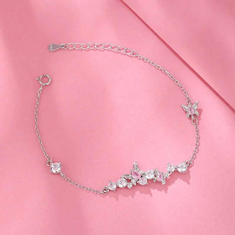 KOOKISS S925 Silver Hand Accessory Bracelet Women's-2