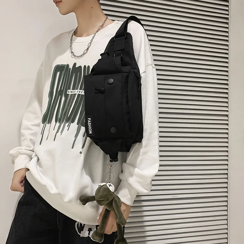 Bywhich Nylon Sling Bag Regular Unisex White/Black-2