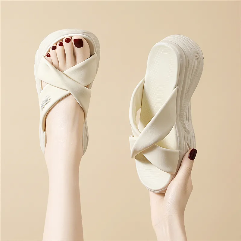 Golden Silk Rabbit EVA Slip Resistant Cushioning Slide Slippers Women's-5