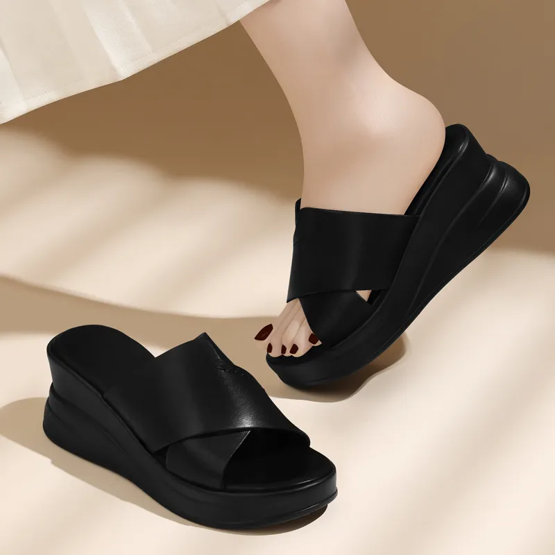 Golden Silk Rabbit Slip Resistant Slide Slippers Women's-4