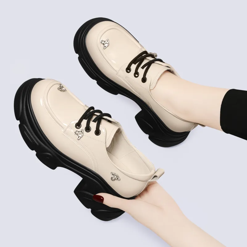Golden Silk Rabbit Casual Single Shoes Women's-6