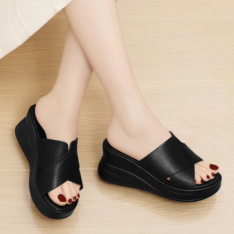 Golden Silk Rabbit Slip Resistant Slide Slippers Women's-3