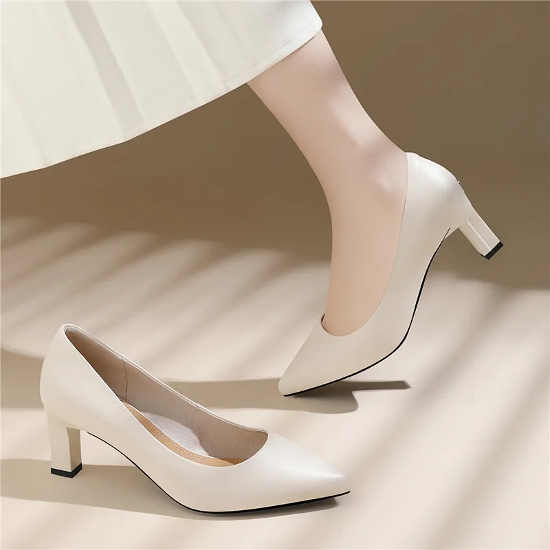 Golden Silk Rabbit High Heels Women's-12