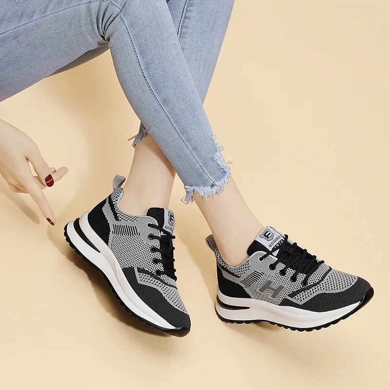 Golden Silk Rabbit Cushioned Anti Slip And Wear Resistant Lightweight Low Top Running Shoes Women's-4